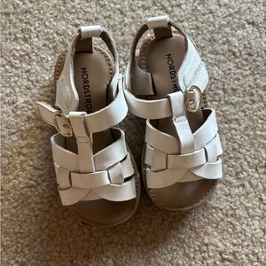 Nordstrom Kids White Sandals with Buckle